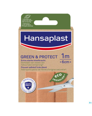 Hansaplast pansements green&protect    1mx6cm