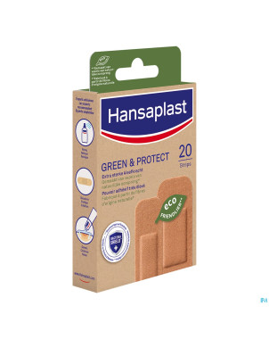 Hansaplast pansements green&protect    strips 20