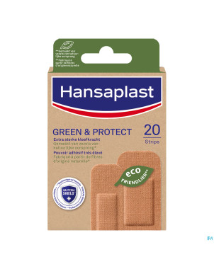 Hansaplast pansements green&protect    strips 20