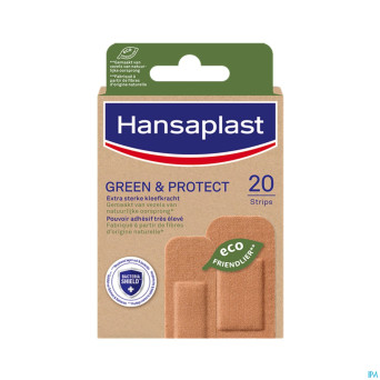 Hansaplast pansements green&protect    strips 20