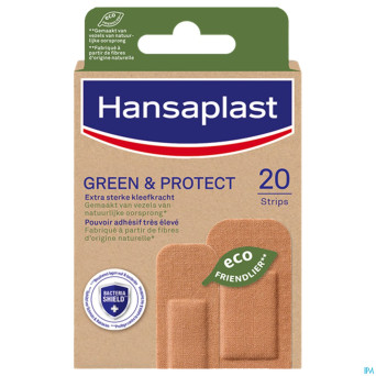 Hansaplast pansements green&protect    strips 20