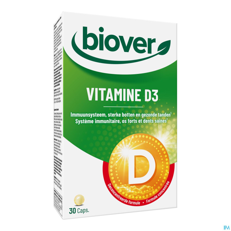 Biover vitamine d3    caps 30