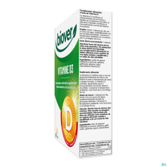 Biover vitamine d3    caps 30