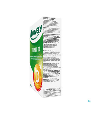 Biover vitamine d3    caps 30