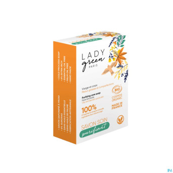 Lady green savon soin purifiant visage&corps  100g