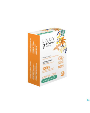 Lady green savon soin purifiant visage&corps  100g