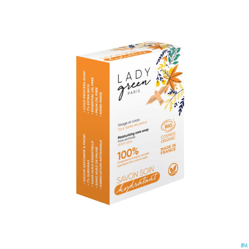 Lady green savon soin hydra visage&corps    100g