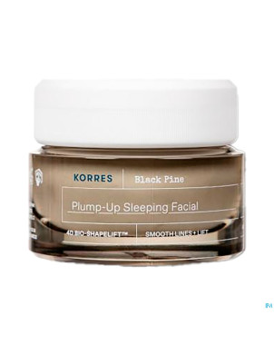 Korres kf pin noir 4d lift cr fac. nuit rep. 40ml