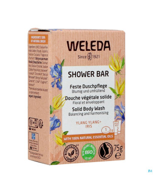 Weleda shower bar ylang ylang + iris    75g