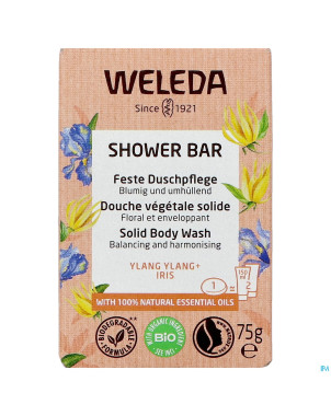 Weleda shower bar ylang ylang + iris    75g