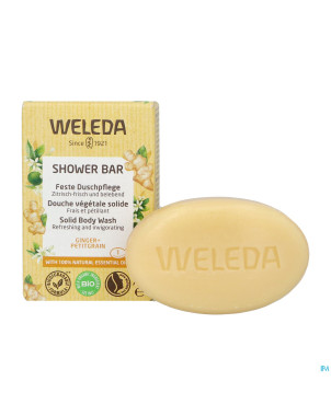Weleda shower bar gember + petit grain    75g