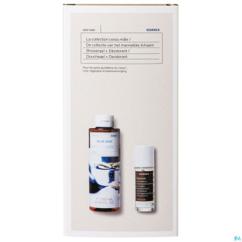 Korres gs collection corps male gel dche250ml+deo