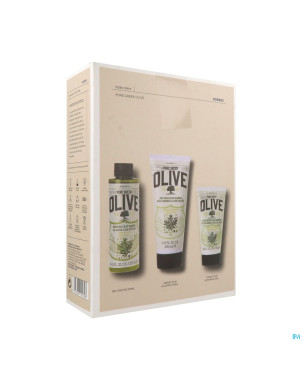 Korres ks greek olive cr corps120ml+dche250ml+75ml