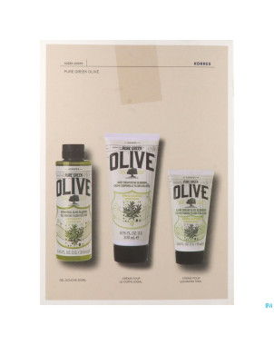 Korres ks greek olive cr corps120ml+dche250ml+75ml