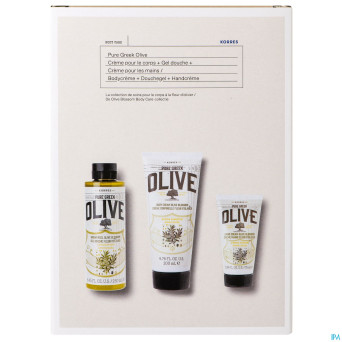 Korres ks greek olive cr corps120ml+dche250ml+75ml