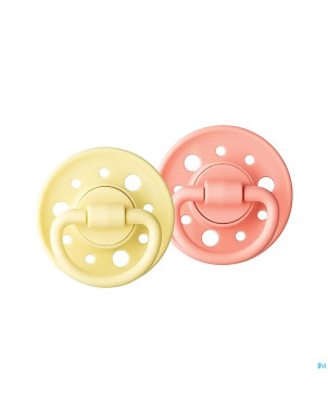 Dodie sucette +6m caoutchou.form rond fille c3 duo