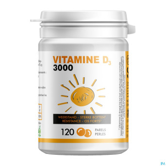 Soria vitamine d 3000iu perles 120