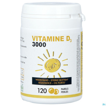Soria vitamine d 3000iu perles 120
