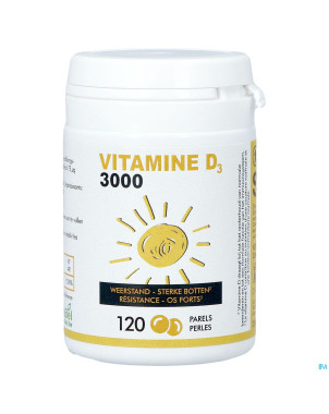 Soria vitamine d 3000iu perles 120