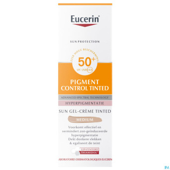 Eucerin sun pigment control fluid teint ip50+ 50ml