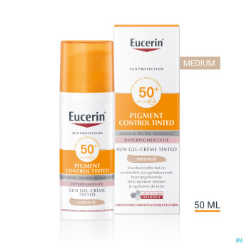 Eucerin sun pigment control fluid teint ip50+ 50ml