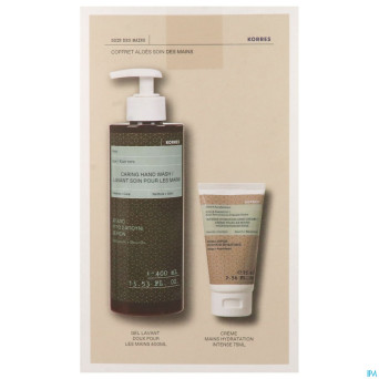Korres gs aloe soin mains lav. 400ml+cr main 75ml