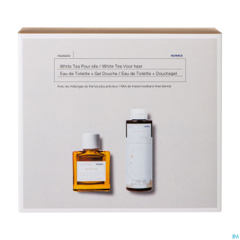 Korres gs white tea elle edt 50ml+gel douche 250ml
