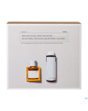 Korres gs white tea elle edt 50ml+gel douche 250ml