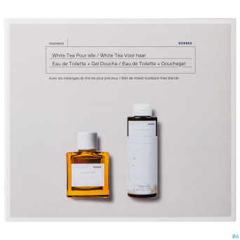 Korres gs white tea elle edt 50ml+gel douche 250ml