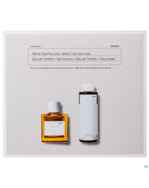 Korres gs white tea elle edt 50ml+gel douche 250ml