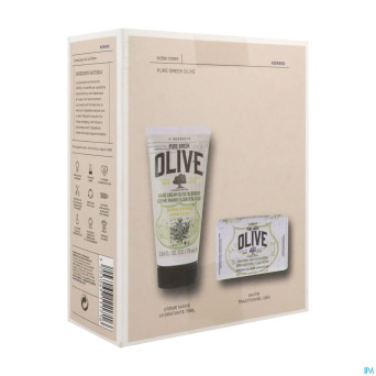 Korres gs pure greek ol. cr mains 75ml+savon 125g