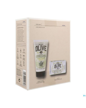 Korres gs pure greek ol. cr mains 75ml+savon 125g