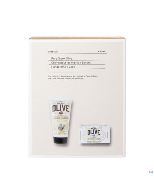 Korres gs pure greek ol. cr mains 75ml+savon 125g