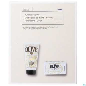 Korres gs pure greek ol. cr mains 75ml+savon 125g