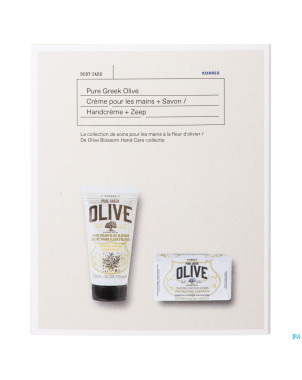 Korres gs pure greek ol. cr mains 75ml+savon 125g