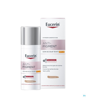 Eucerin a/pigment soin jour teinte ip30 medium50ml