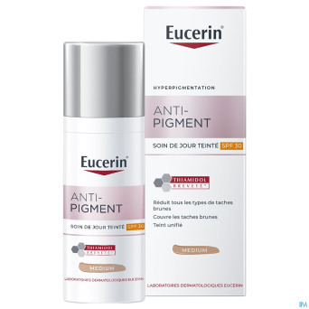 Eucerin a/pigment soin jour teinte ip30 medium50ml