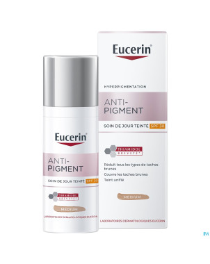 Eucerin a/pigment soin jour teinte ip30 medium50ml