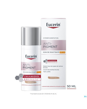 Eucerin a/pigment soin jour teinte ip30 medium50ml