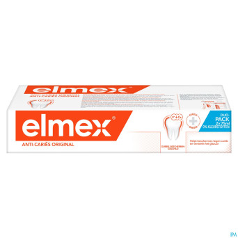 Elmex a/caries dentifrice 2x75ml