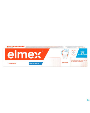 Elmex a/caries blancheur dentifrice tube 75ml