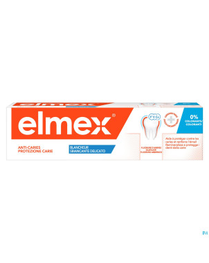 Elmex a/caries blancheur dentifrice tube 75ml