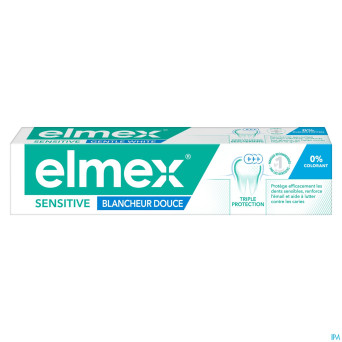 Elmex sensitive blancheur dentifrice tube 75ml