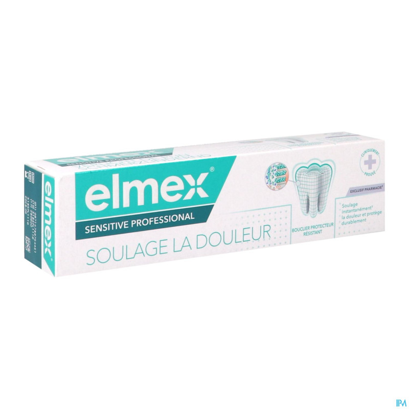 Elmex sensitive professional dentifrice tb 75ml nf