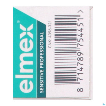 Elmex sensitive professional dentifrice tb 75ml nf