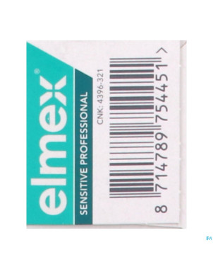Elmex sensitive professional dentifrice tb 75ml nf