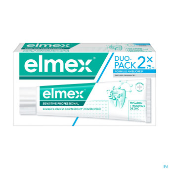 Elmex sensitive professional dentifrice tube2x75ml
