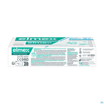 Elmex sensitive professional dentifrice tube2x75ml