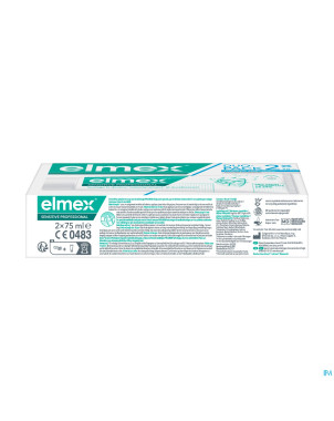 Elmex sensitive professional dentifrice tube2x75ml