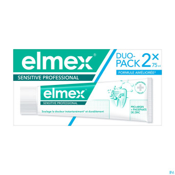 Elmex sensitive professional dentifrice tube2x75ml